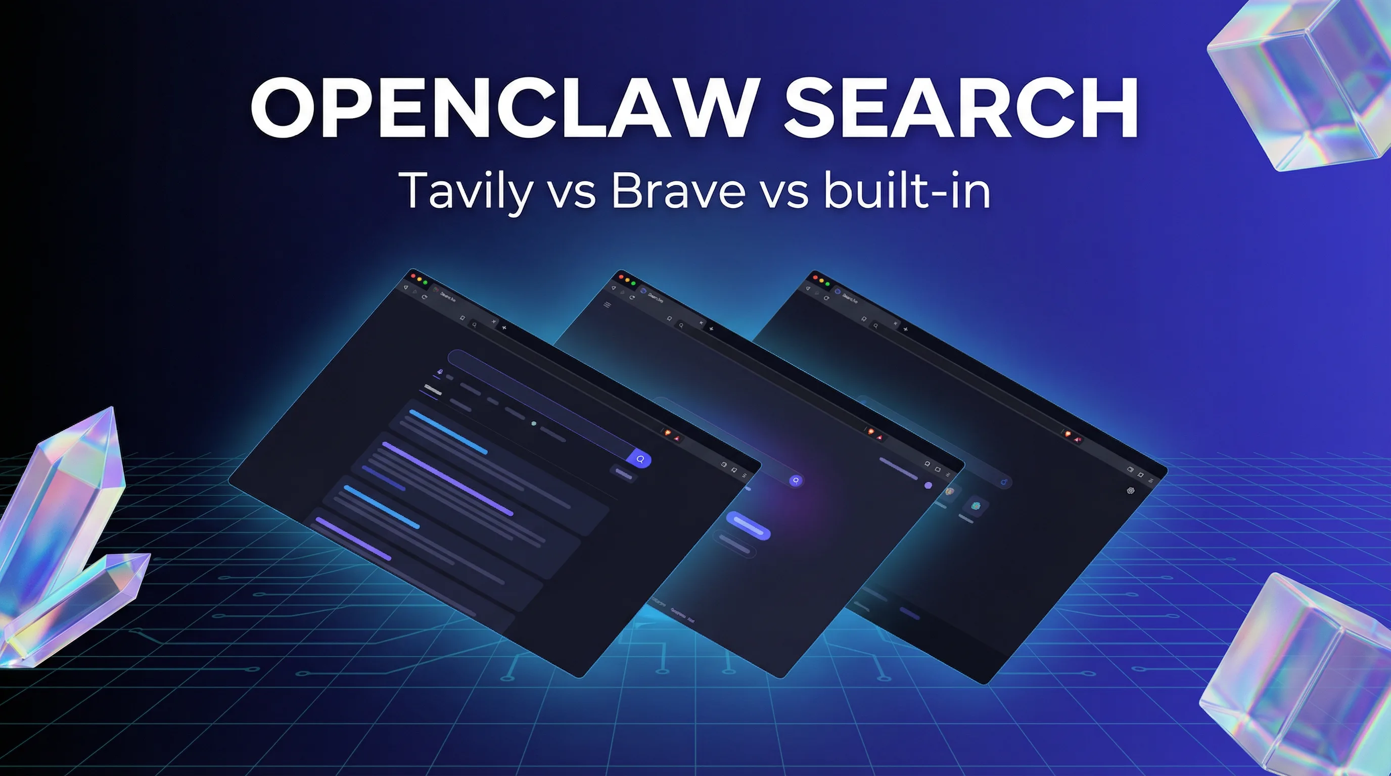 OpenClaw Search Showdown: Tavily vs Brave vs Built-In (Free Configs + Plugins)